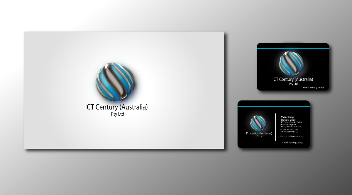 Diseño de Tarjeta de Presentación por nafizrahat para ICT Century Australia Pty Ltd | Diseño #1581001