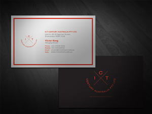 Diseño de Tarjeta de Presentación por San para ICT Century Australia Pty Ltd | Diseño: #1544311