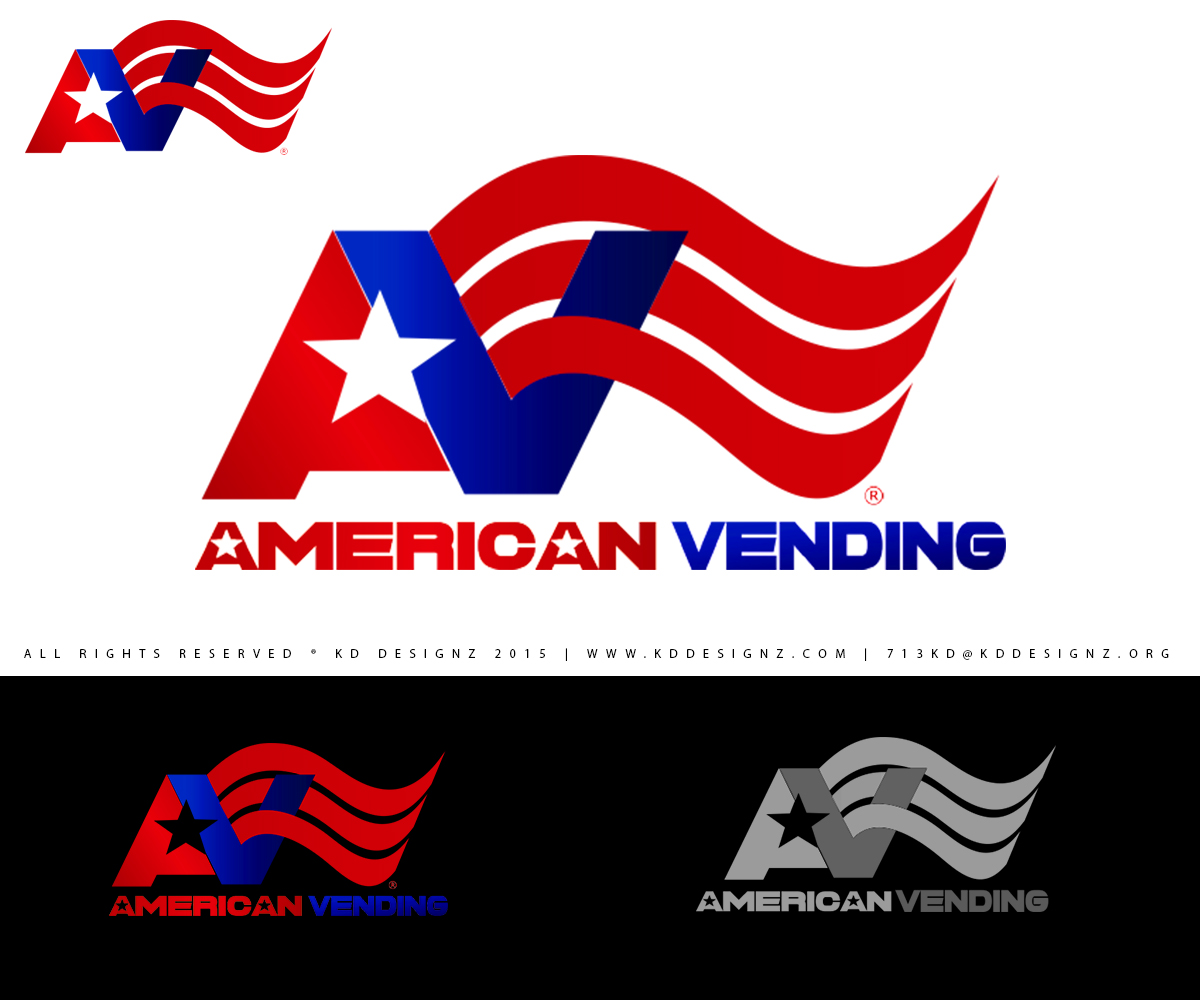 Logo Design by KD Designz for American Vending  | Design #5486288