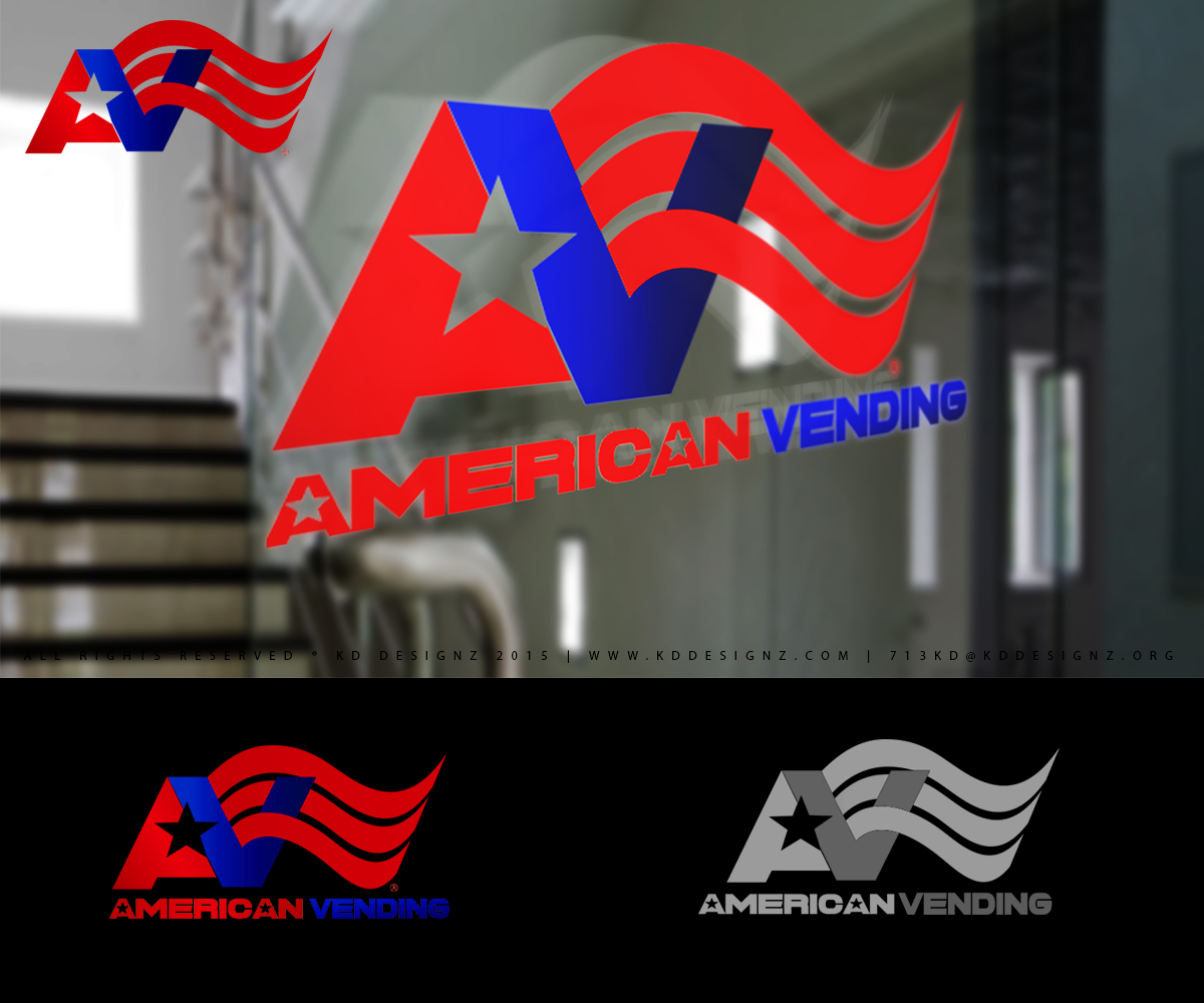 Logo Design by KD Designz for American Vending  | Design #5486389