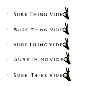 Logo Design by artess for Sure Thing Video | Design: #7661842