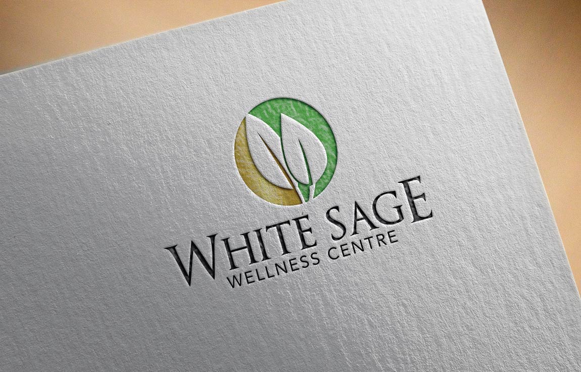 Diseño de Logo por kelvinotis para White Sage Wellness Centre | Diseño #5548653