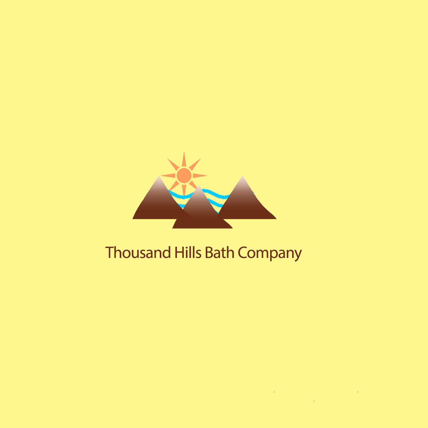 Logo Design by Shaloch for Thousand Hills Bath Company, LLC | Design #5608669