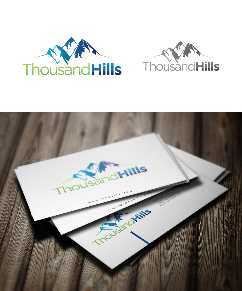 Logo Design by axwa creative for Thousand Hills Bath Company, LLC | Design #5520500