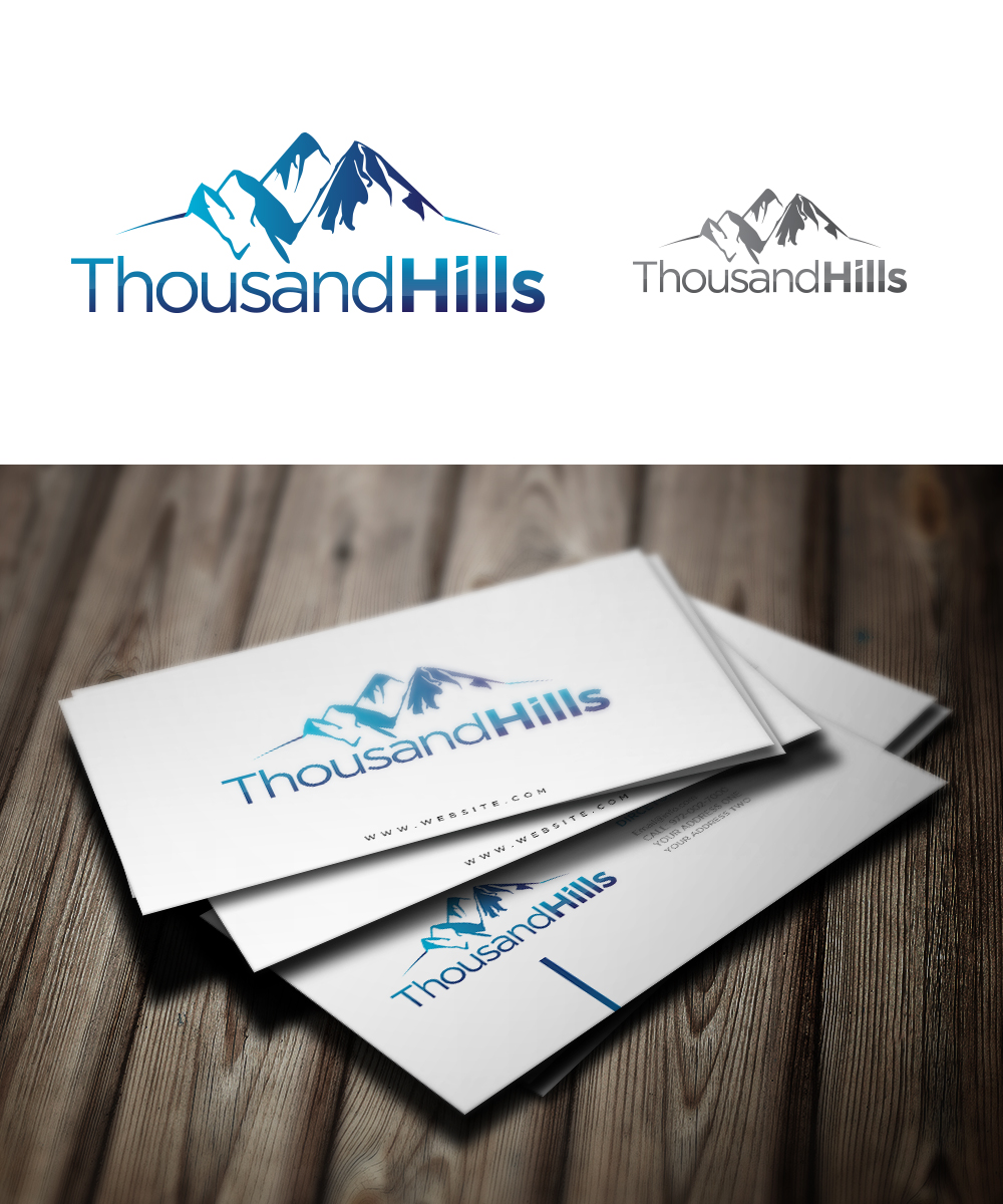 Logo Design by axwa creative for Thousand Hills Bath Company, LLC | Design #5520743