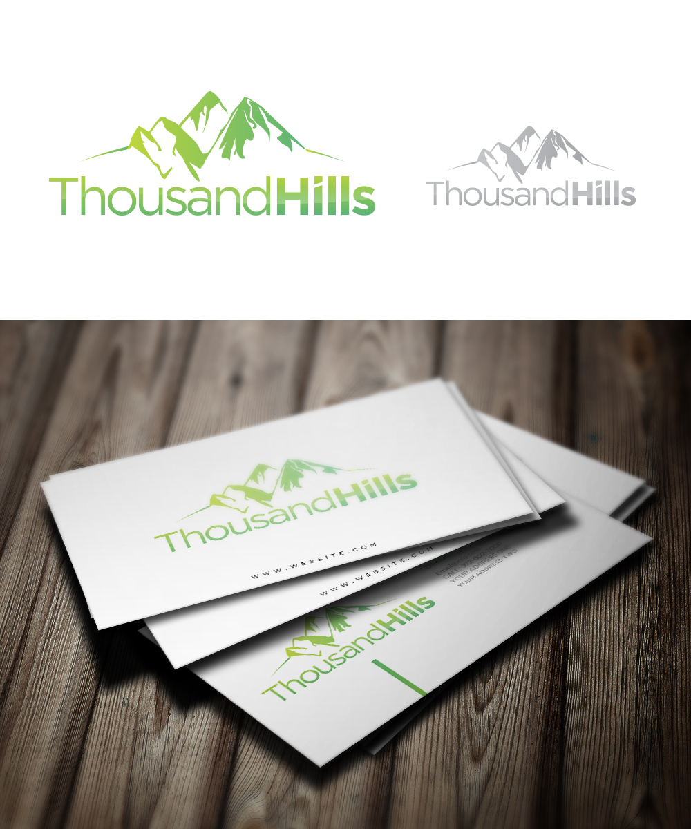 Logo Design by axwa creative for Thousand Hills Bath Company, LLC | Design #5520758
