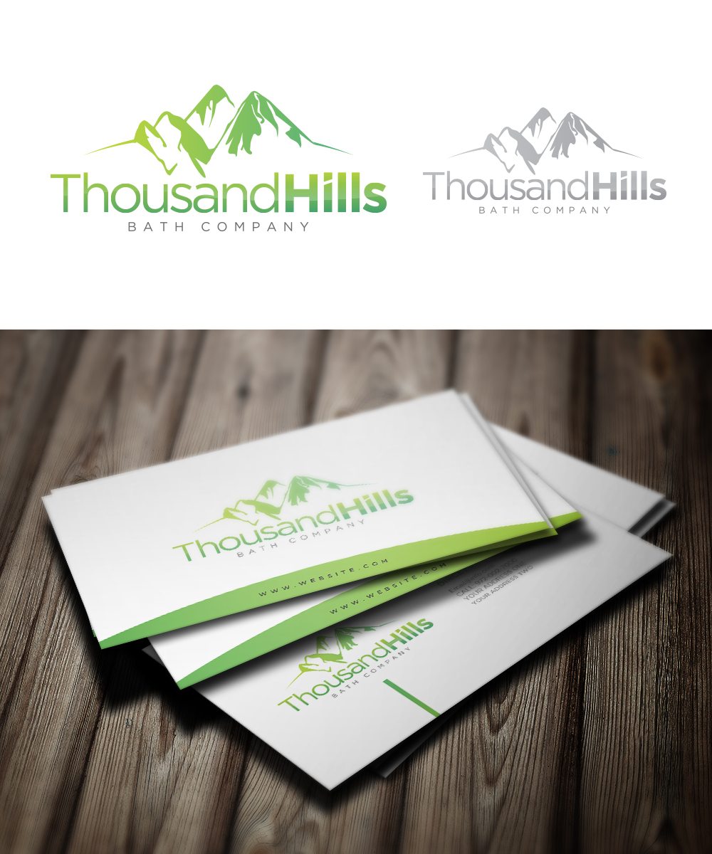 Logo Design by axwa creative for Thousand Hills Bath Company, LLC | Design #5528637