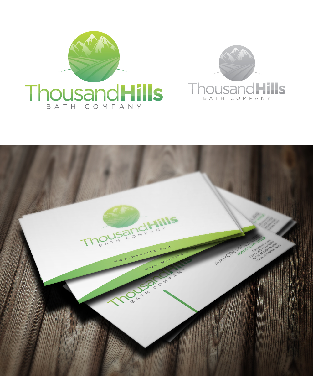 Logo Design by axwa creative for Thousand Hills Bath Company, LLC | Design #5534748