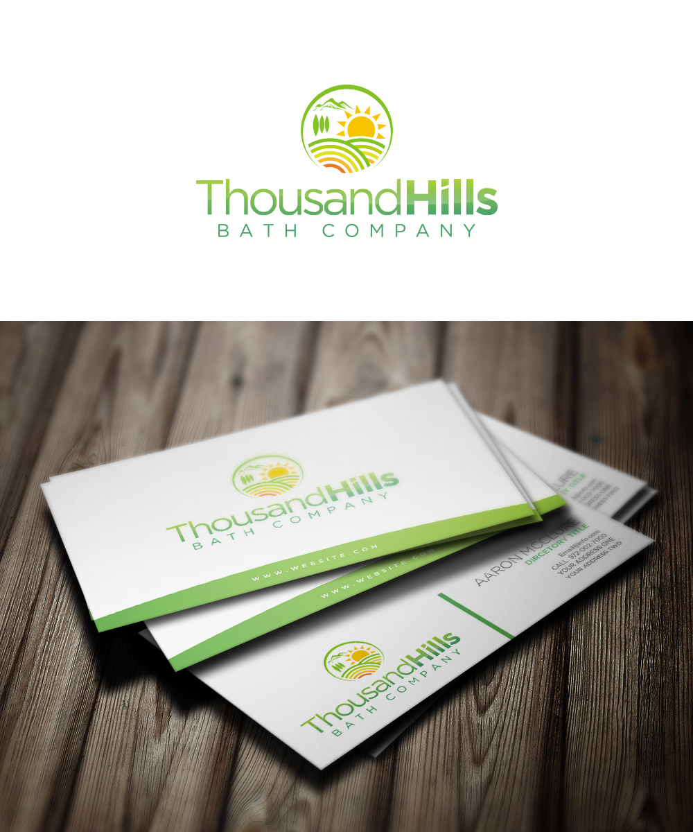 Logo Design by axwa creative for Thousand Hills Bath Company, LLC | Design #5595413