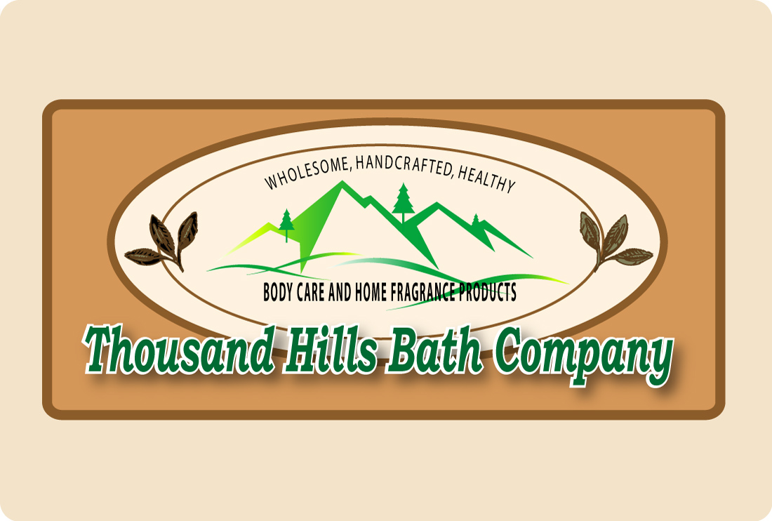 Logo Design by fourdog123 for Thousand Hills Bath Company, LLC | Design #5578773