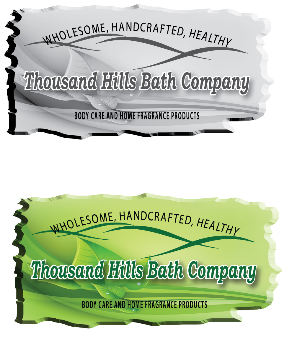Logo Design by fourdog123 for Thousand Hills Bath Company, LLC | Design #5584305