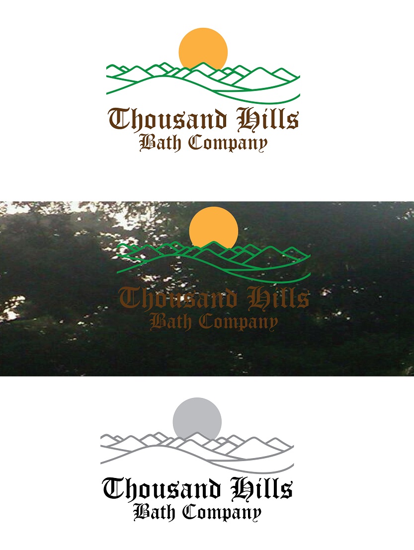 Logo Design by Abiyu for Thousand Hills Bath Company, LLC | Design #5568484