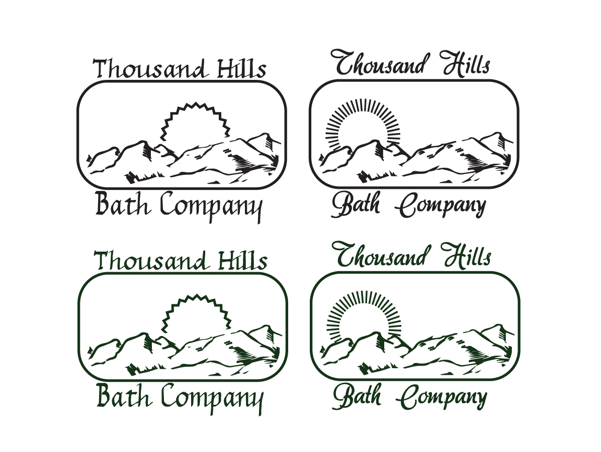 Logo Design by Jacek Zieba-Necek for Thousand Hills Bath Company, LLC | Design #5613626