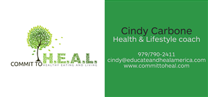 Business Card Design by UnrealAliencom for Commit to H.E.A.L. | Design: #1511596