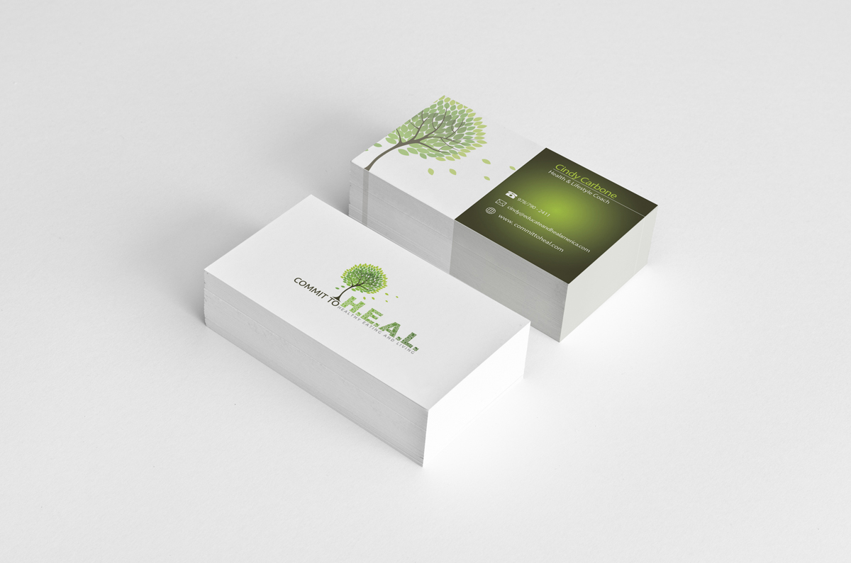 Business Card Design by deadPixel for Commit to H.E.A.L. | Design: #1511684