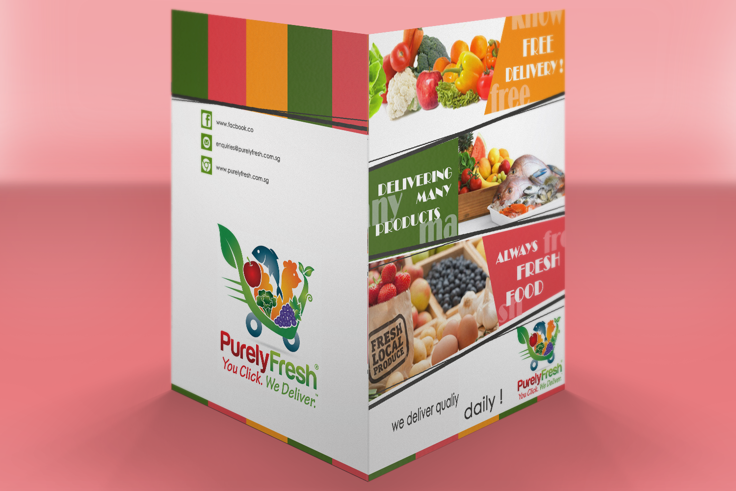 elegant playful environment brochure design for a company by susan