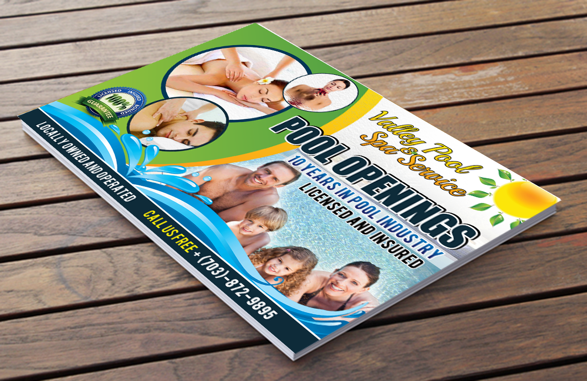 Postcard Design by MDesigns ™ for Valley Pool And Spa Service, LLC | Design #5544936