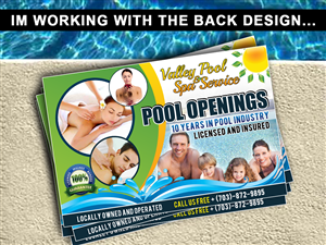 Postcard Design by MDesigns ™ for Valley Pool And Spa Service, LLC | Design: #5544939