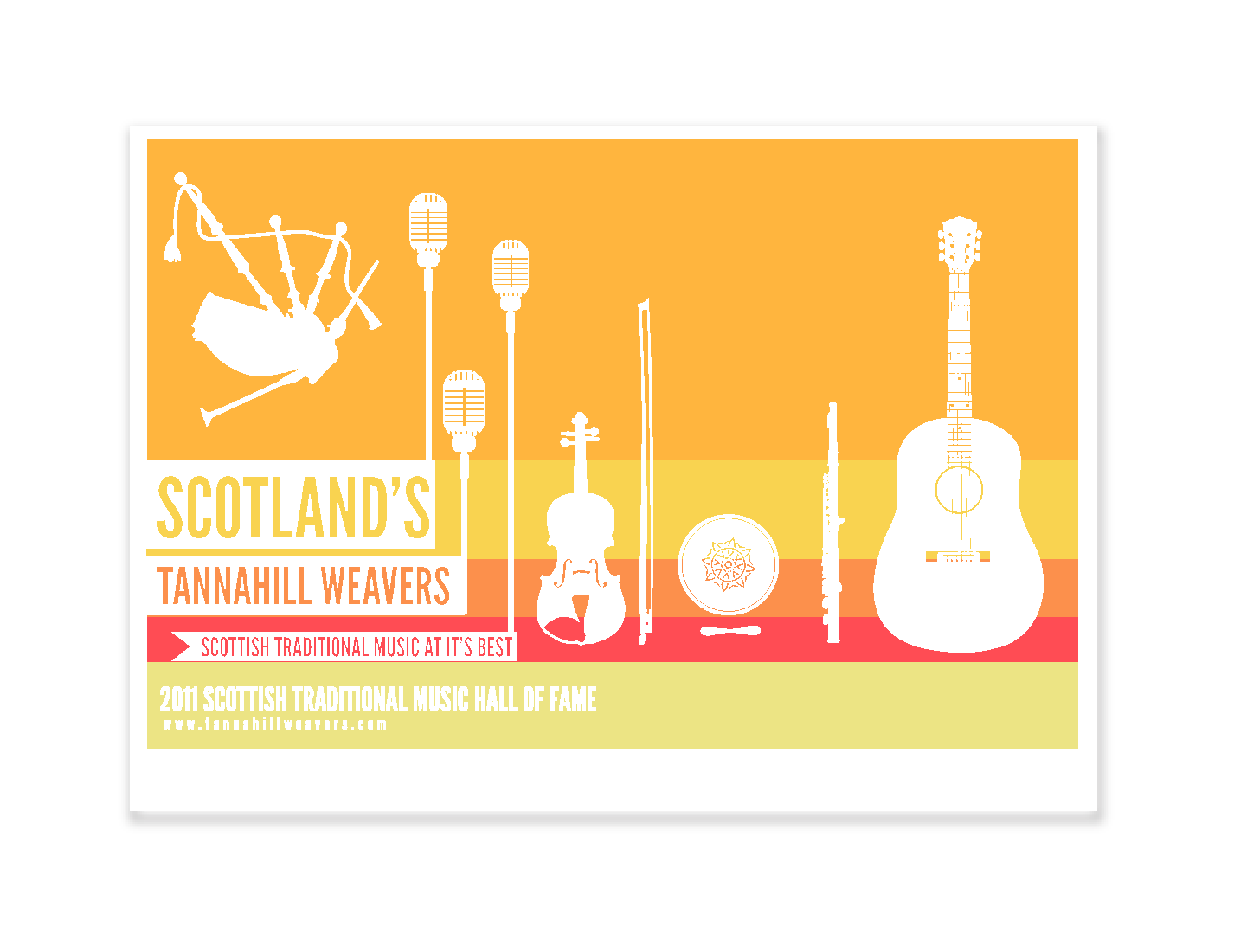 Poster-Design von Mr Heccentric für Tannahill Weavers | Design #1968236