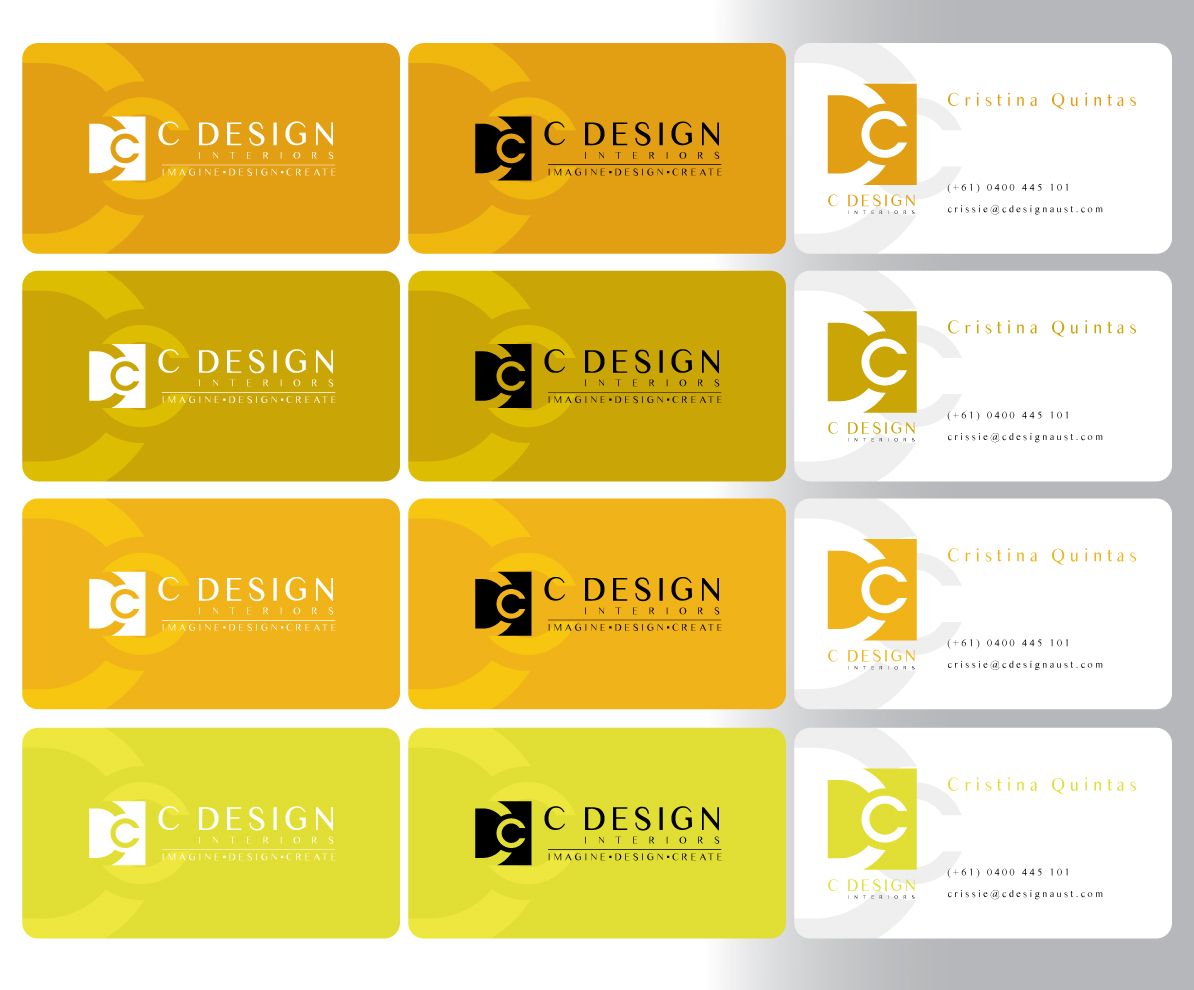Business Card Design by GGV for C Design | Design #5495329