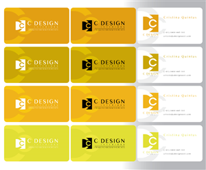 Business Card Design by GGV for C Design | Design: #5495329