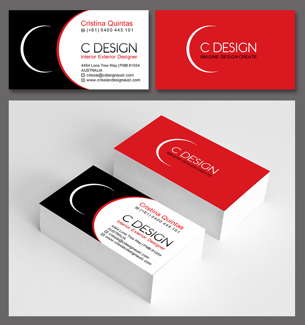 Business Card Design by sanalkumar for C Design | Design #5498149