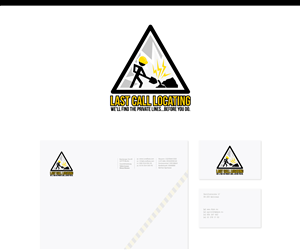 Last Call Locating-we'll find the private lines...before you do.  | Logo Design by MergeStudio