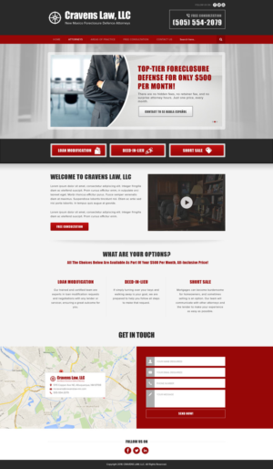 Web Design by Hashim Creetto for Maverick Web Video | Design #9477457