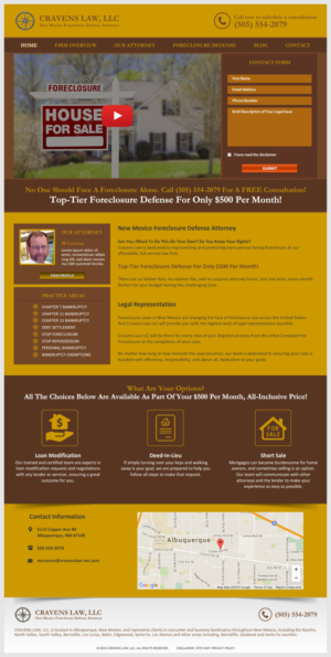 Web Design by -Marc- for Maverick Web Video | Design: #9453187