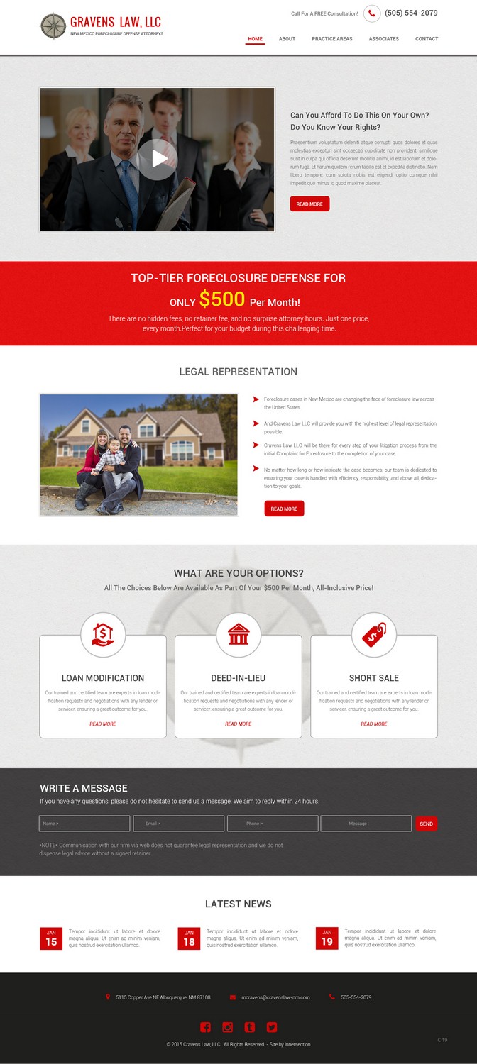 Web Design by pb for Maverick Web Video | Design #9460893