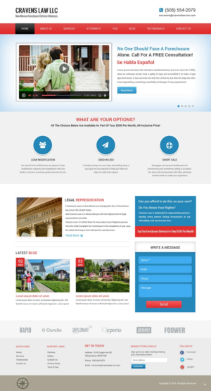 Web Design by pb for Maverick Web Video | Design: #9465114
