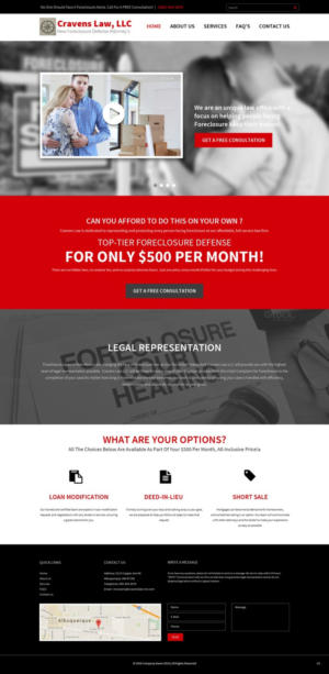 Web Design by pb for Maverick Web Video | Design: #9465134