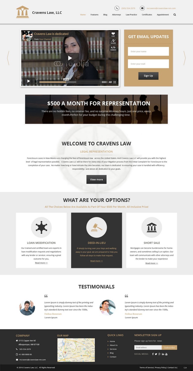 Web Design by pb for Maverick Web Video | Design #9481128