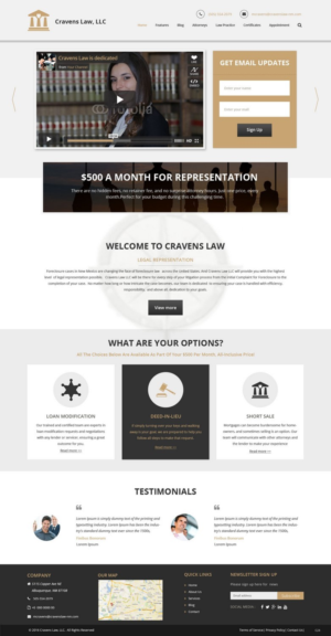 Web Design by pb for Maverick Web Video | Design: #9481128