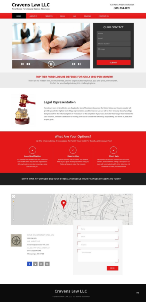 Web Design by pb for Maverick Web Video | Design: #9481130