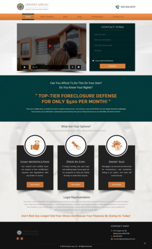 Web Design by pb for Maverick Web Video | Design: #9491100