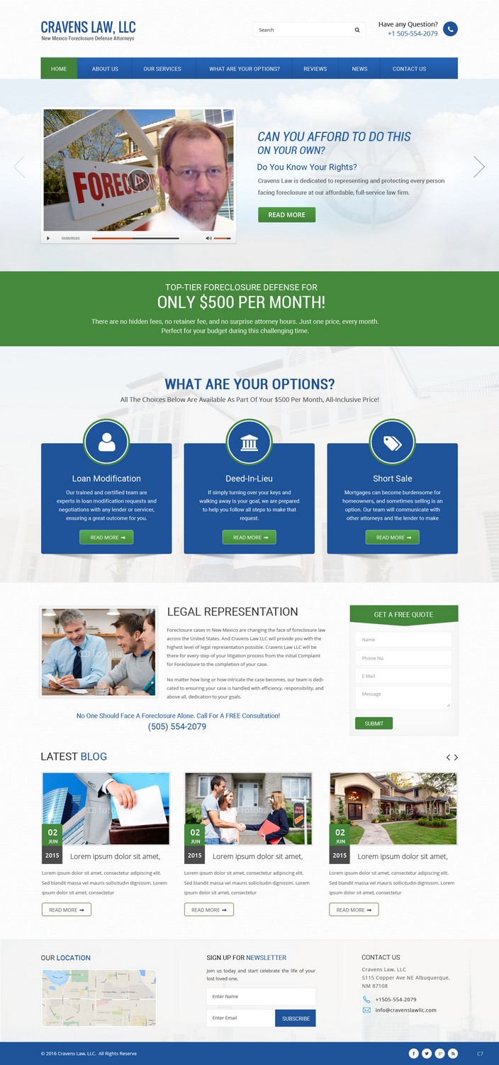 Web Design by pb for Maverick Web Video | Design #9491102