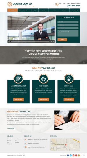 Web Design by pb for Maverick Web Video | Design: #9501120