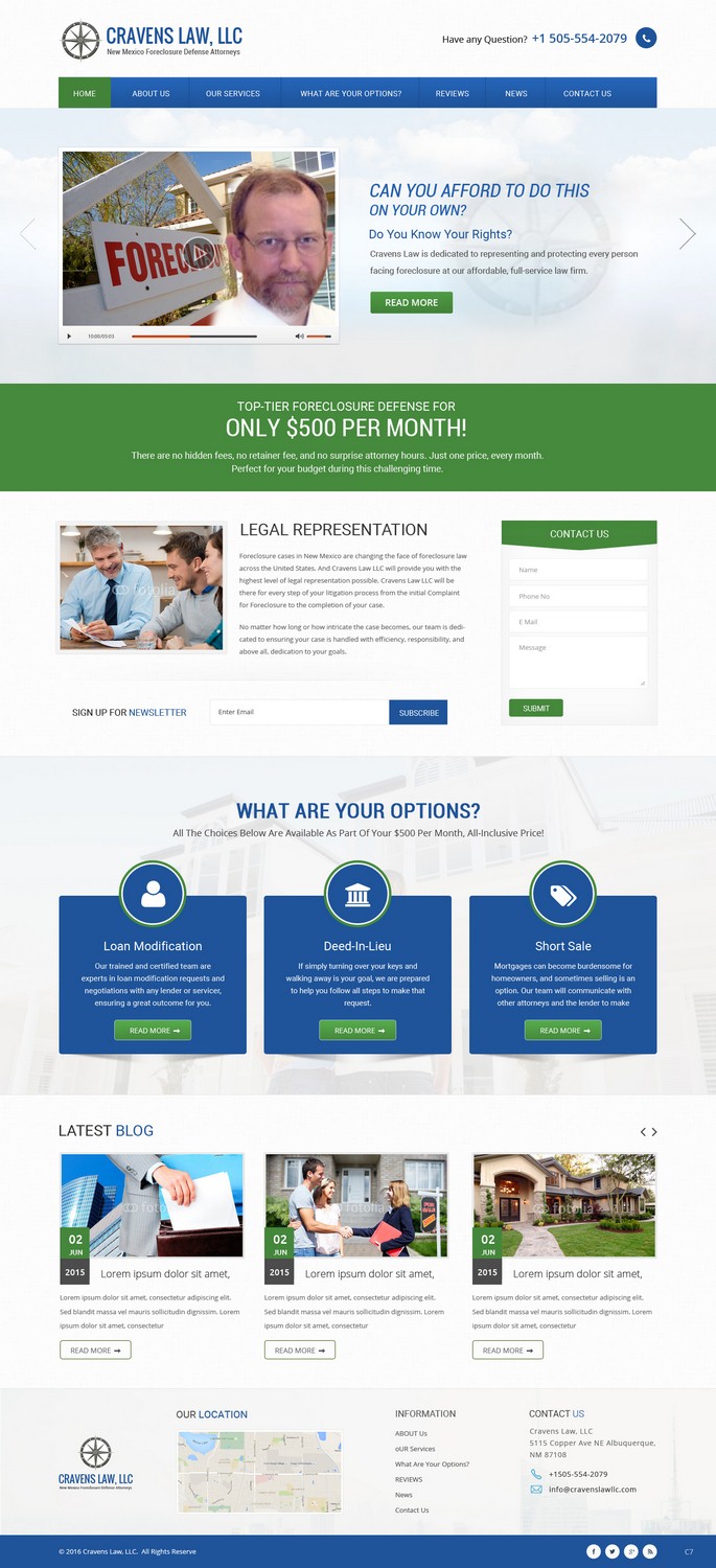 Web Design by pb for Maverick Web Video | Design #9550612