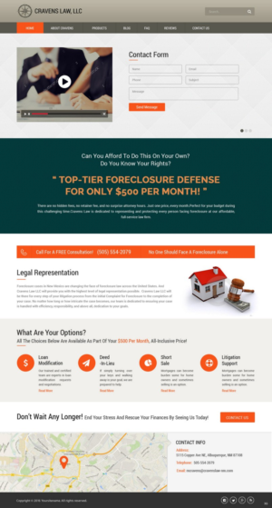 Web Design by pb for Maverick Web Video | Design: #9562542