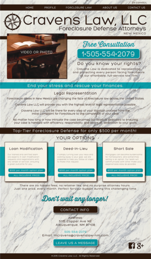 Need Great Website Design for Unique Law Office | Web-Design von CoffeeBreak88