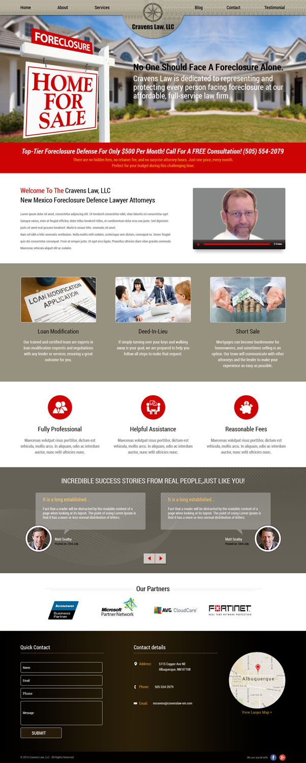 Web Design by Tpith for Maverick Web Video | Design #9477006