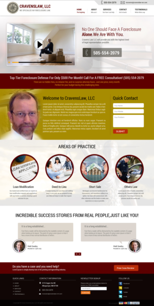 Web Design by Tpith for Maverick Web Video | Design: #9511416