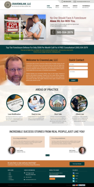 Web Design by Tpith for Maverick Web Video | Design: #9517828