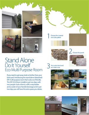 Marketing Concept Needed - Do It Yourself Multi-Purpose Stand Alone Room | Advertisement Design by Lauren