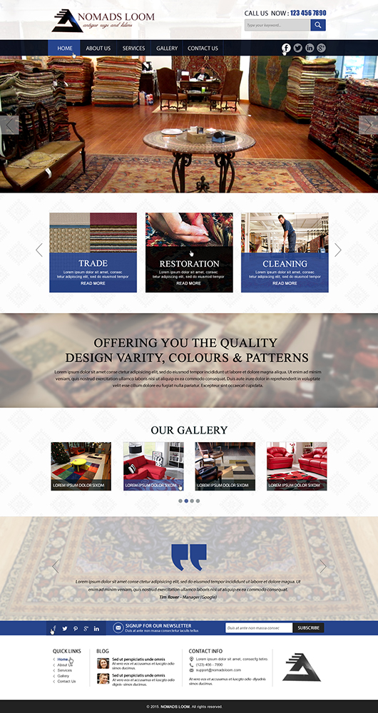 Diseño Web por Anooshaa Kachhia para este proyecto | Diseño #5595535