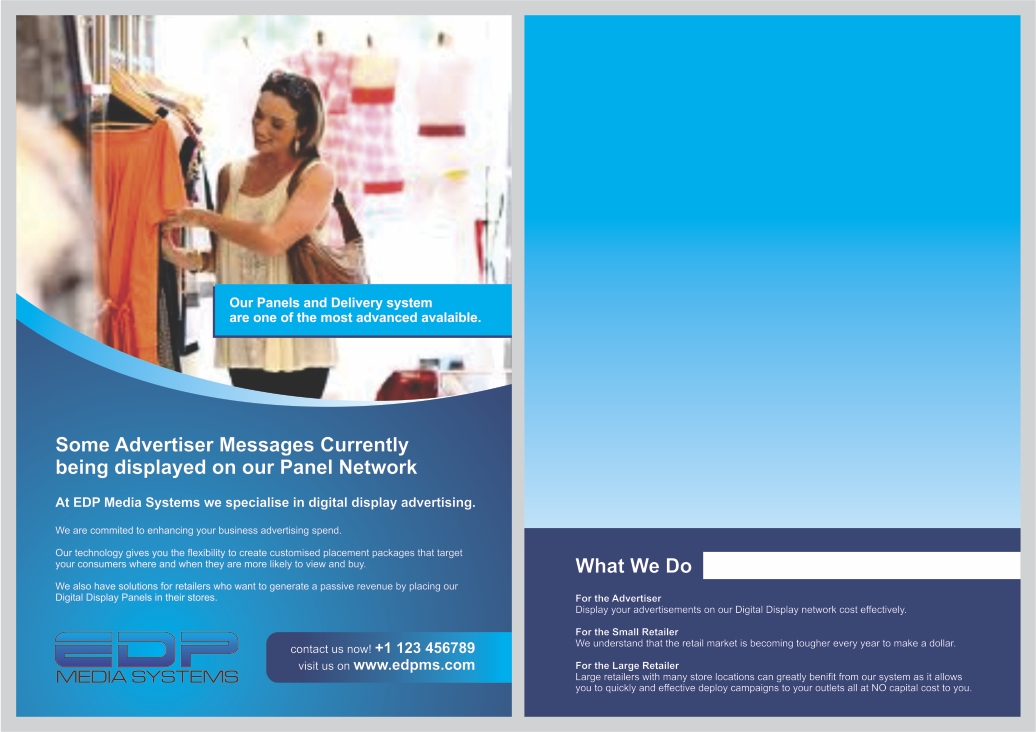 Brochure Design by barinix for this project | Design #1524491