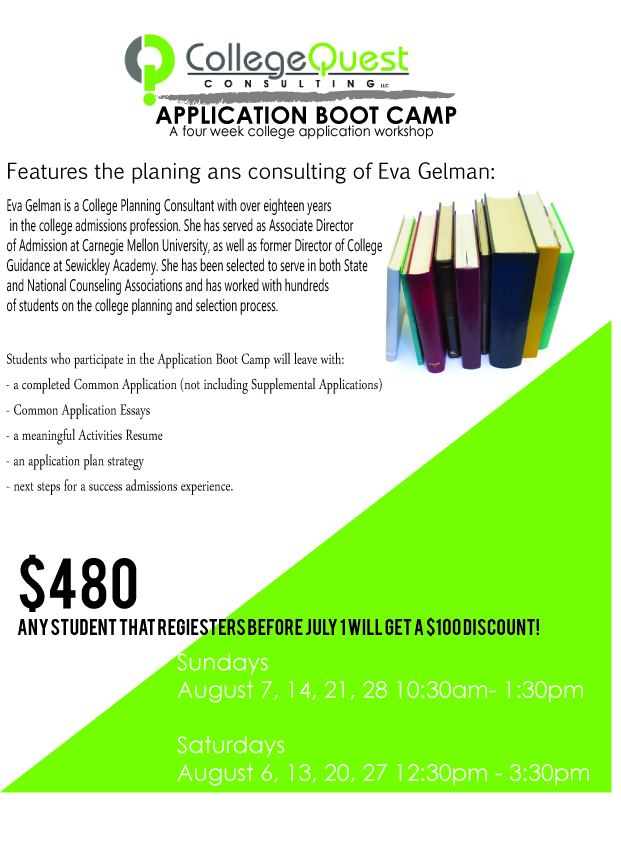 Werbe-Design von HelloDanielle für College Quest Consulting, LLC | Design #284057