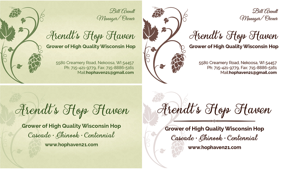 Visitenkarten-Design von Rongbaaz für arendt cranberry | Design #5534692