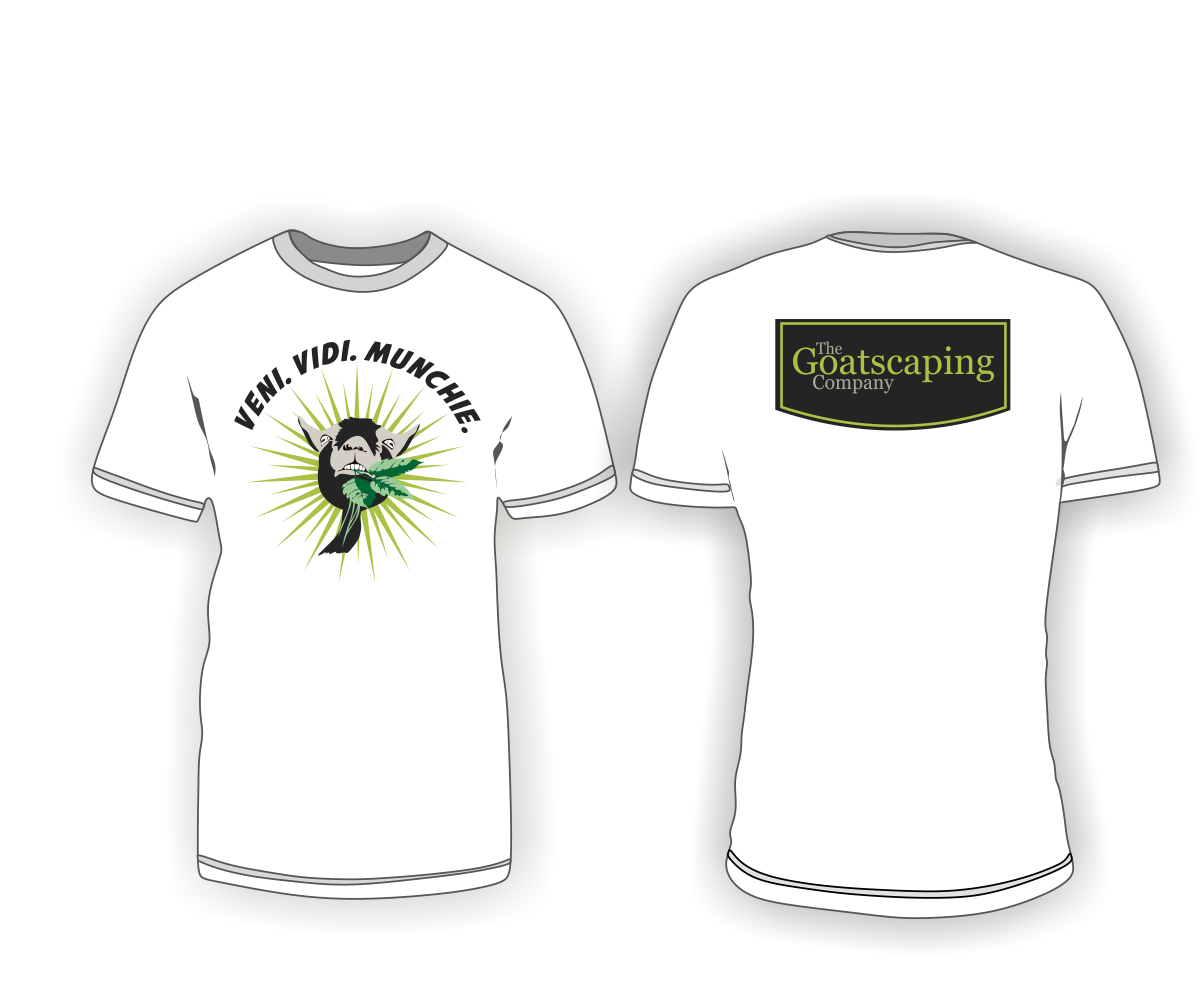 T-shirt Design by Tt design for The Goatscaping Company, Inc. | Design #5539626